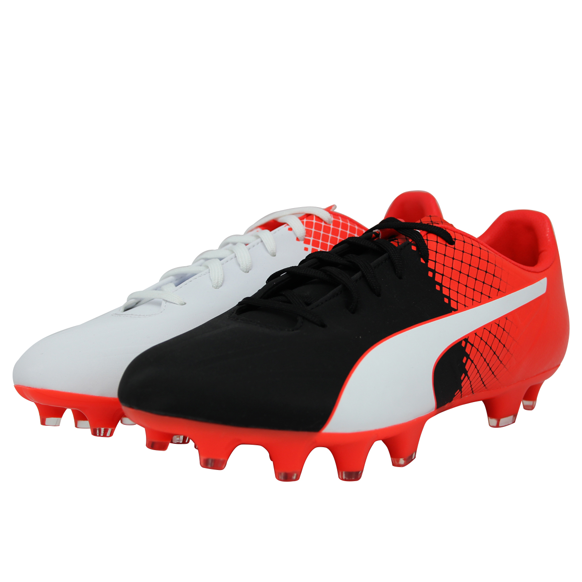 puma evospeed orange and black